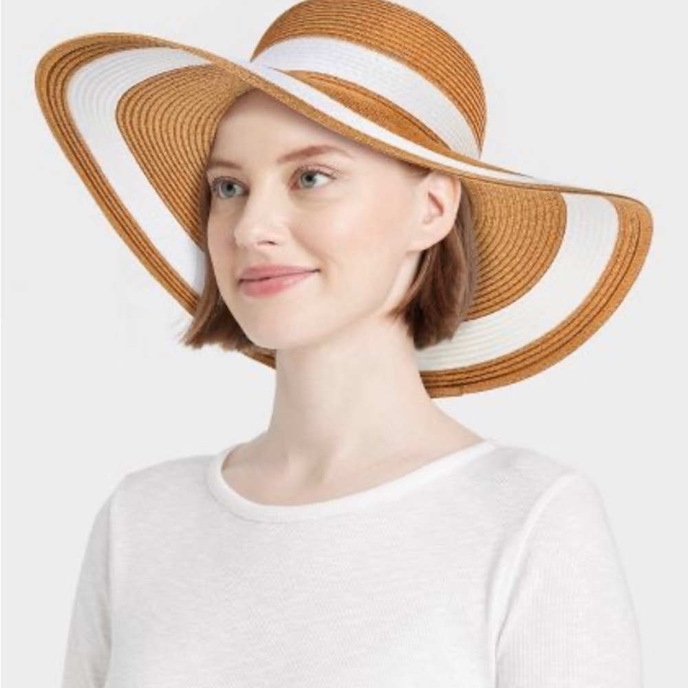 Shade & Shore Target Striped Floppy Hat